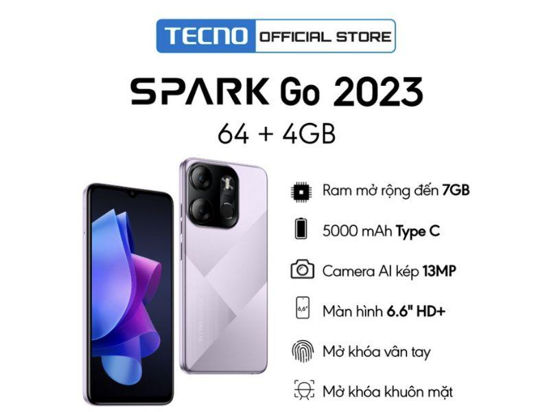 Điện thoại Tecno SPARK GO 2023