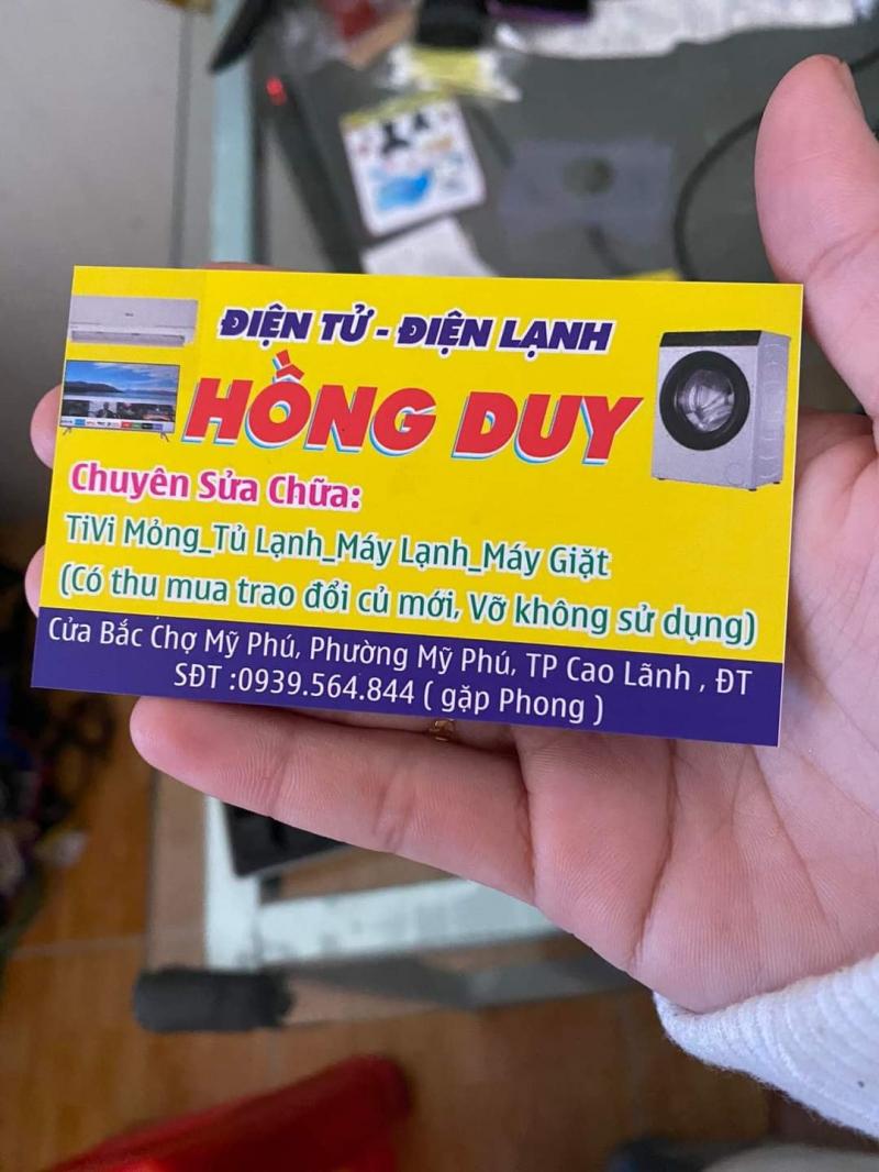 Điện tử - điện lạnh Hồng Duy: