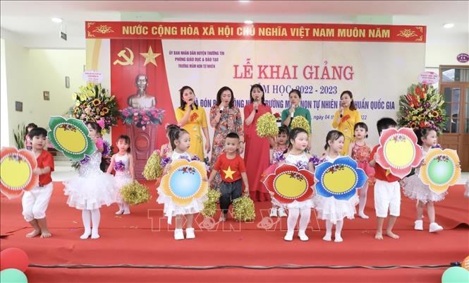 Diễn văn khai giảng năm học mới trường mầm non số 6