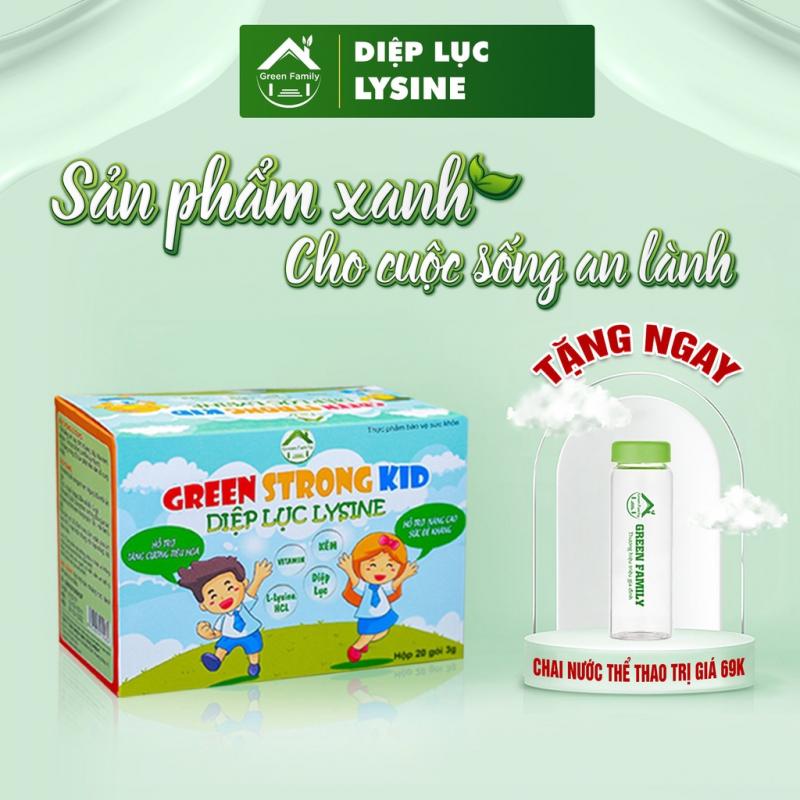 Diệp lục Lysine Kid HBC Green Family