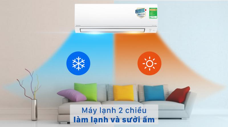 Điều hòa Daikin 2 chiều Inverter 11.900BTU FTHF35VAVMV