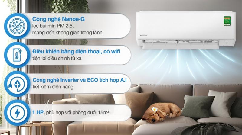 Điều hòa Panasonic Inverter CU/CS-PU9AKH-8