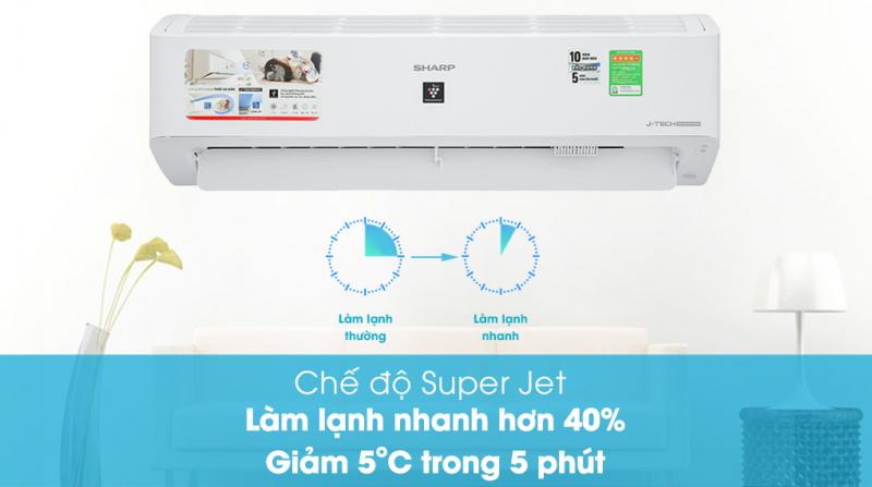 Điều hòa Sharp Inverter 1.5 HP AH-XP13YMW 12.000 BTU