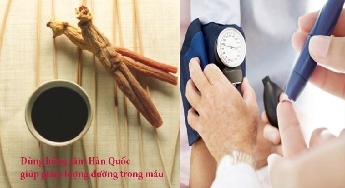 Hồng sâm có tác dụng hỗ trợ giảm nguy cơ bệnh tiểu đường