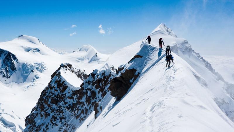 Đỉnh Mont Blanc, biên giới Pháp - Italy