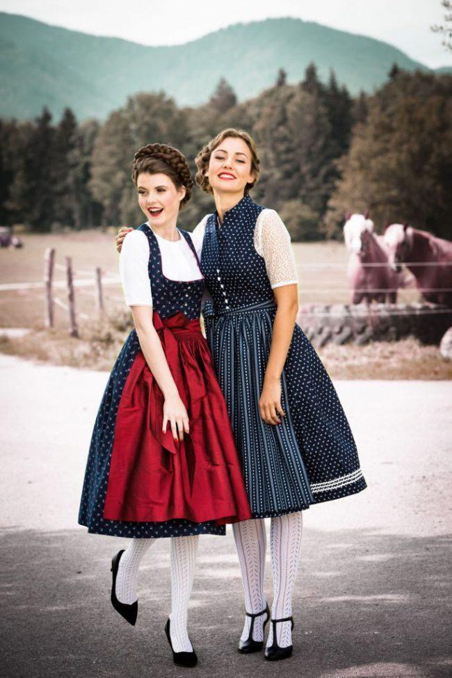 Dirndl của nước Đức và nước Áo