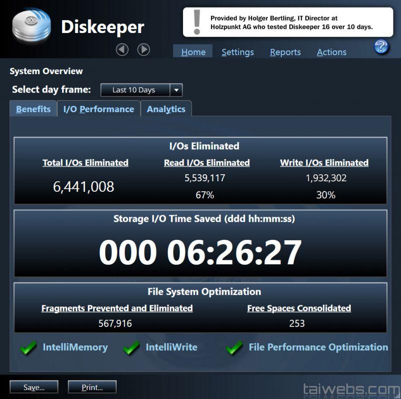 Diskeeper Professional 18