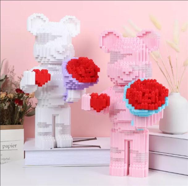 Đồ chơi lego cắp ráp hình gấu Bearbrick