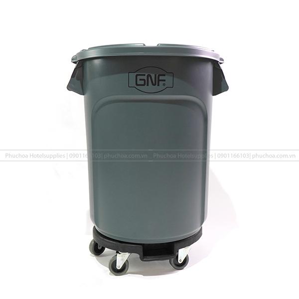 Thùng rác trụ tròn có gạt tàn — dòng khách sạn Phúc Hòa