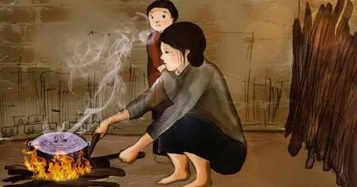 đoạn văn ghi lại cảm xúc về bài thơ Gặp lá cơm nếp - mẫu 1