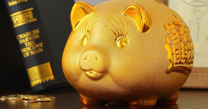 đoạn văn kể chuyện em nuôi con heo đất - mẫu 1