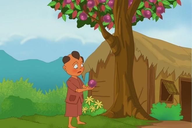 đoạn văn tưởng tượng về Sự tích cây vú sữa - mẫu 1