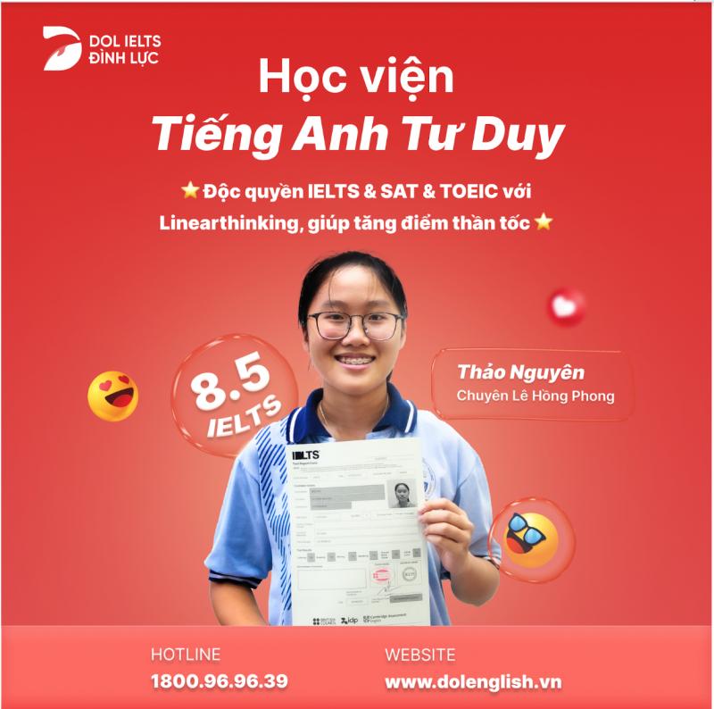 DOL English Đình Lực - Học Viện Tiếng Anh Tư Duy đầu tiên tại Việt Nam