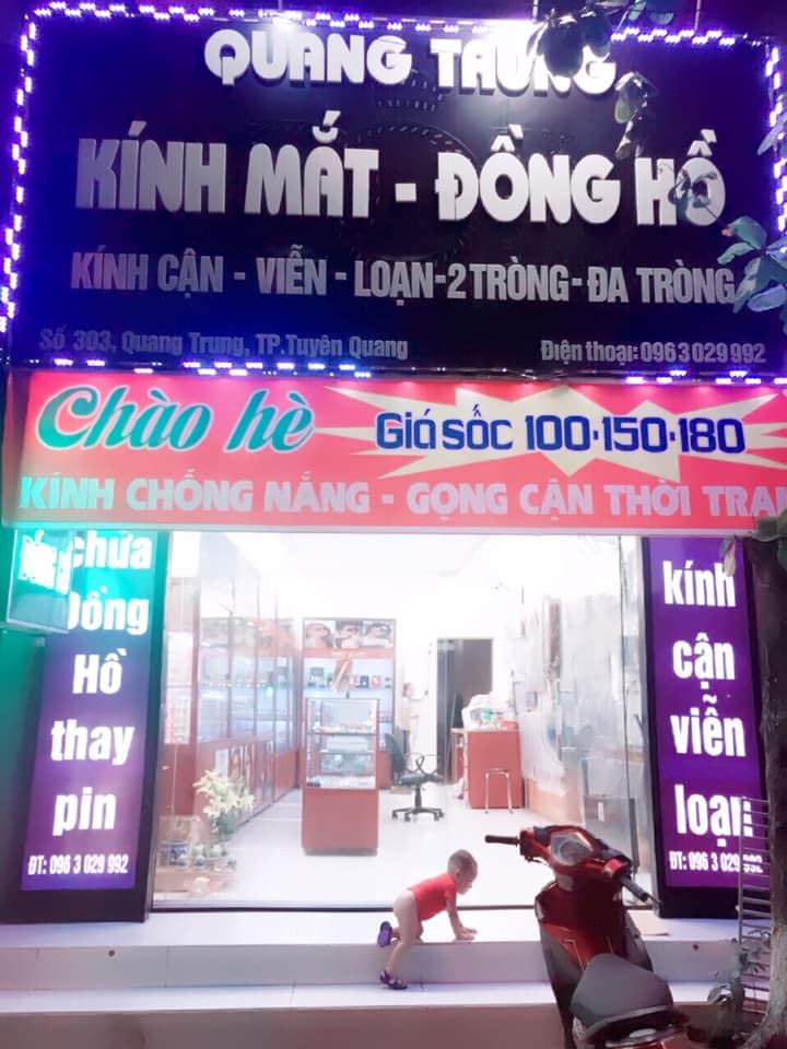 Đồng hồ - Kính mắt Quang Trung