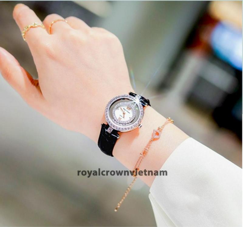 Đồng hồ nữ chính hãng dây da Royal Crown 3628