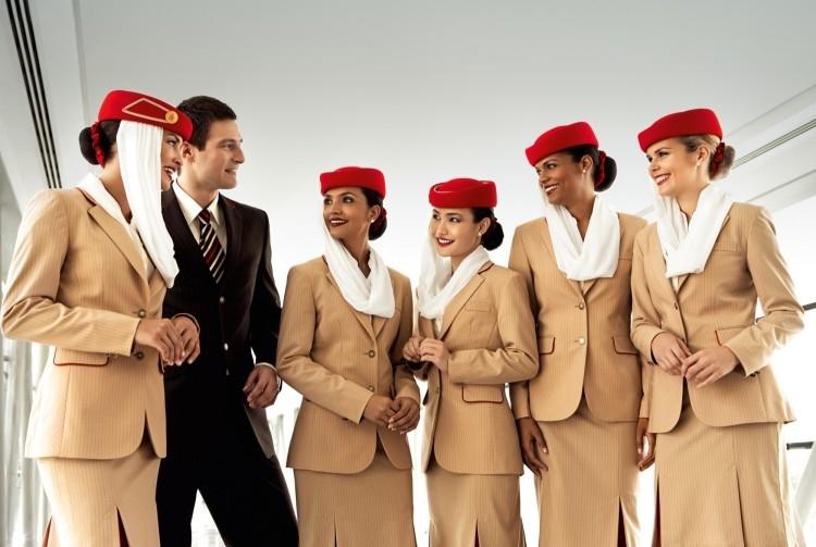 Đồng phục của Emirates mang đậm nét thanh lịch, nhã nhặn