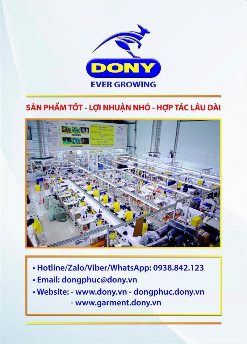 CÔNG TY TNHH SẢN XUẤT MAY MẶC DONY