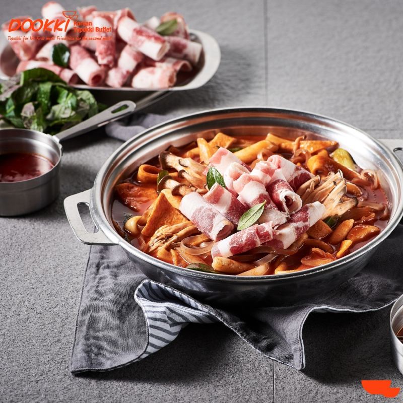 Lẩu tokbokki Dookki