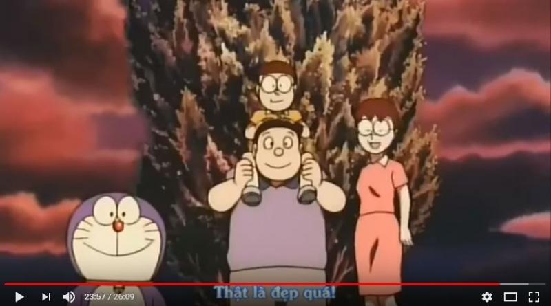 Khi ba mẹ tìm thấy Nobita và Doraemon - Doraemon Ngày Nobita ra đời