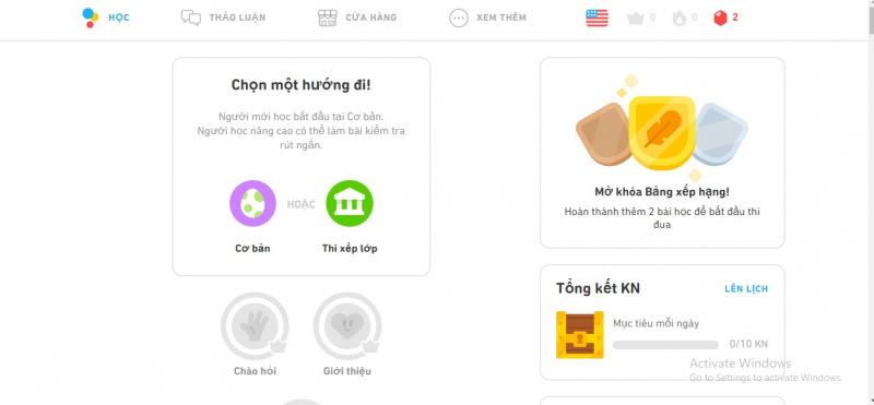 Doulingo.com là một trang web khá thú vị cho việc học Tiếng Anh của bạn