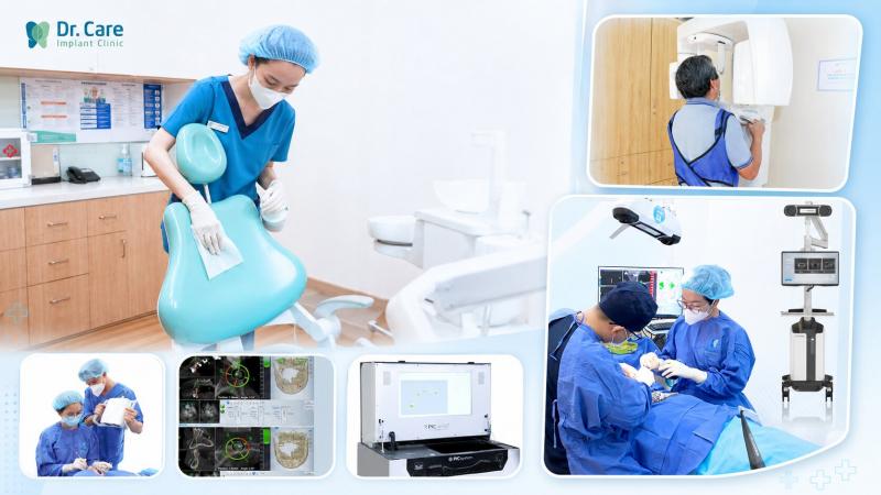 Phòng điều trị đạt chuẩn tại Dr. Care Implant Clinic