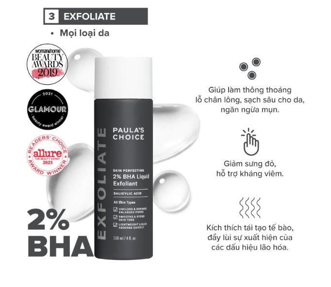 Dung dịch Paula’s Choice Skin Perfecting 2% BHA Liquid