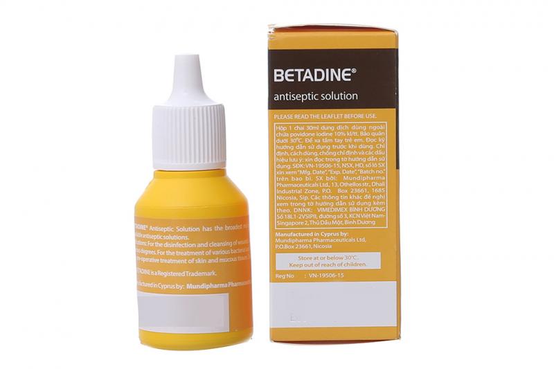 Dung dịch sát khuẩn Betadine 10%