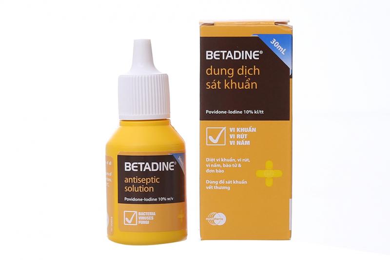 Dung dịch sát khuẩn Betadine 10%