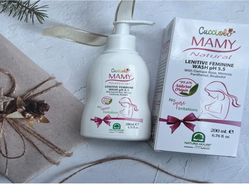 Dung dịch vệ sinh phụ nữ an toàn cho bà bầu Cucciolo Mamy Natural Lenitive Feminine Wash