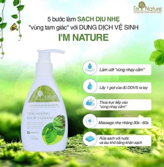 Dung dịch vệ sinh phụ nữ Im Nature trầu không