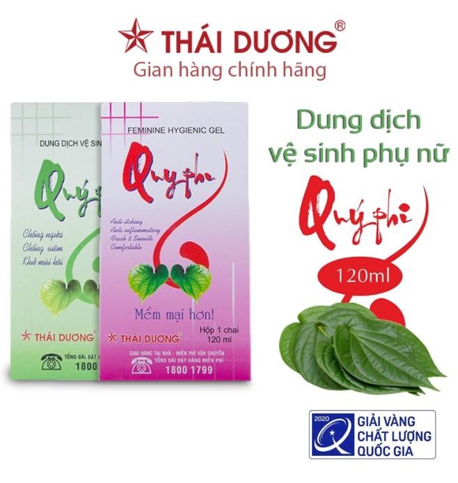 Dung dịch vệ sinh phụ nữ Quý Phi - Sao Thái Dương