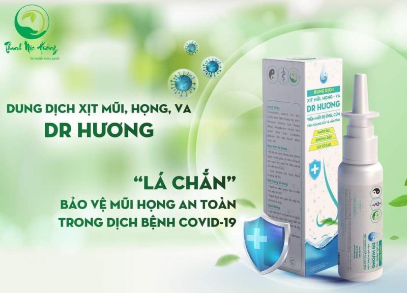 Dung dịch xịt xoang mũi họng thảo dược Thanh Mộc Hương