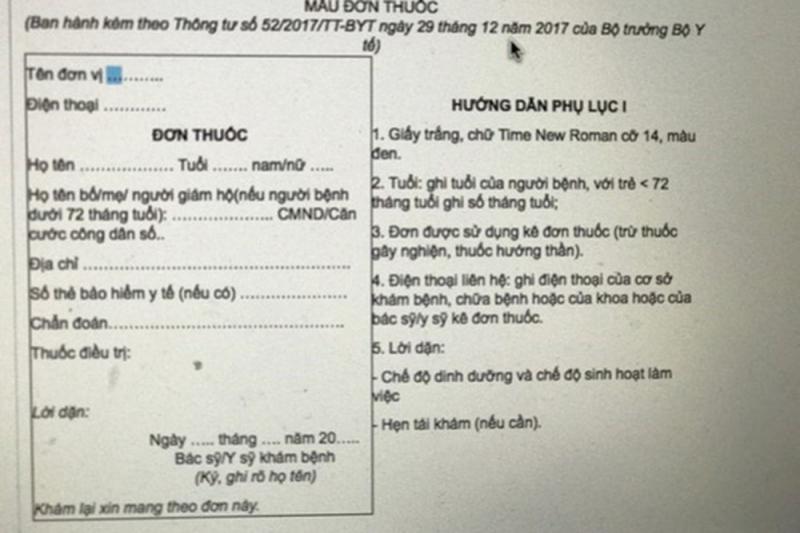 Dùng lại đơn thuốc cũ hoặc đơn của trẻ khác