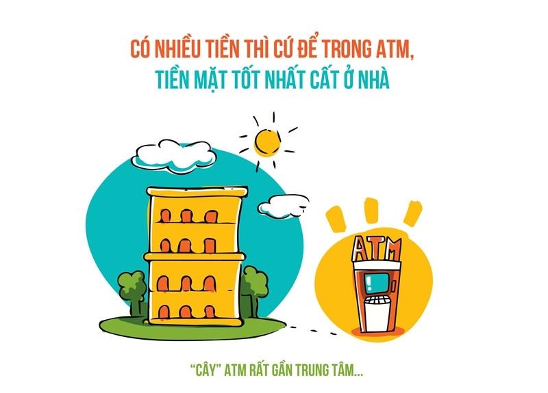 Hãy để tiền trong thẻ ATM