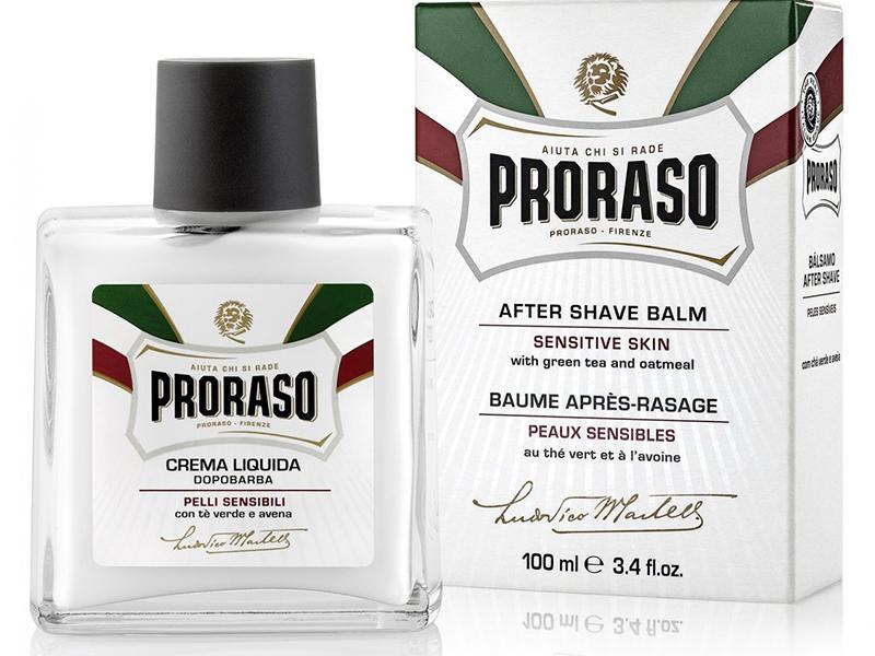 Dưỡng da sau cạo Proraso After Shave Balm Sensitive Green Tea (White)