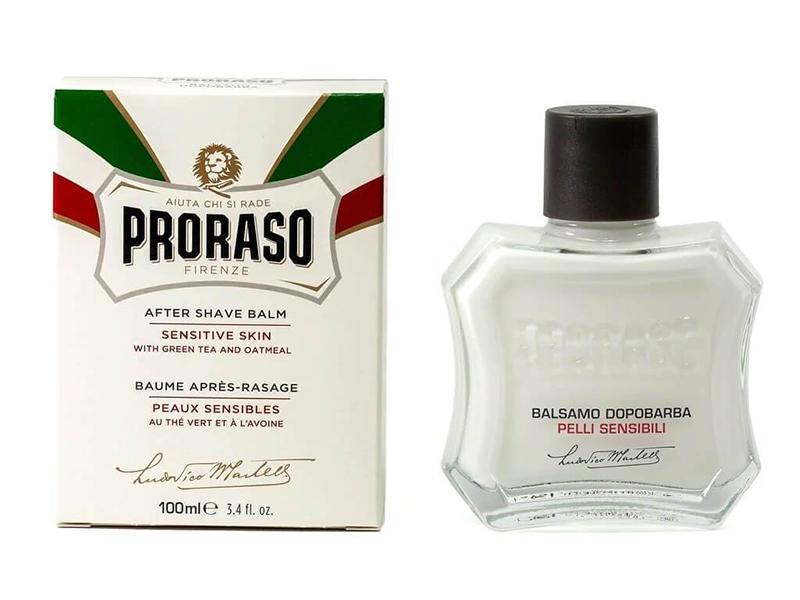 Dưỡng da sau cạo Proraso After Shave Balm Sensitive Green Tea (White)