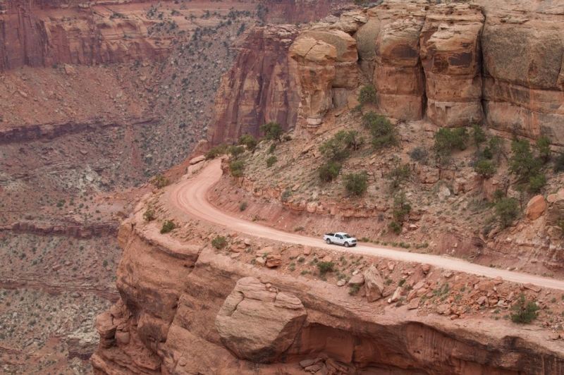 Đường núi công viên Canyonlands