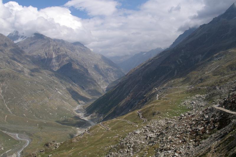 Đường qua đèo Rohtang