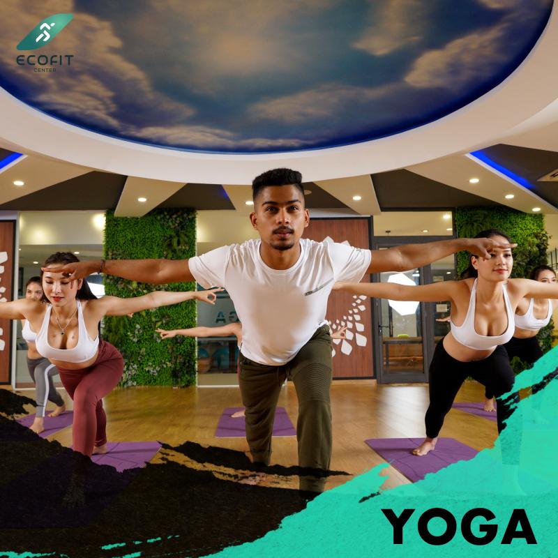 Một buổi tập Yoga tại Ecofit Center