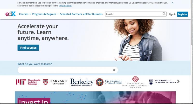 Trang web edX