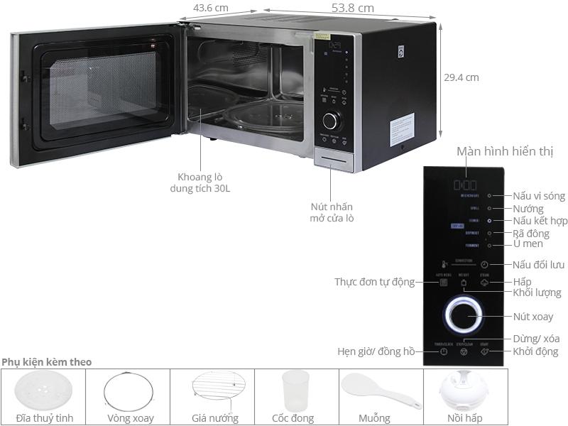 Lò vi sóng Electrolux EMS3087X 30 lít