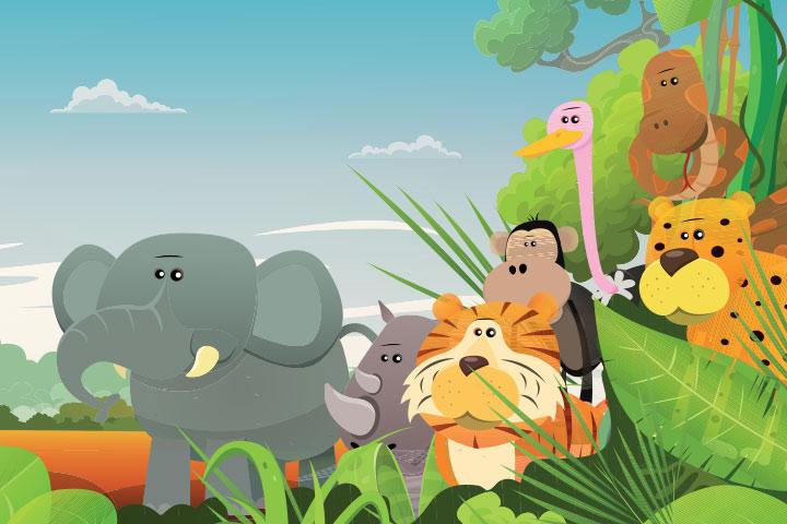 Elephant And Friends