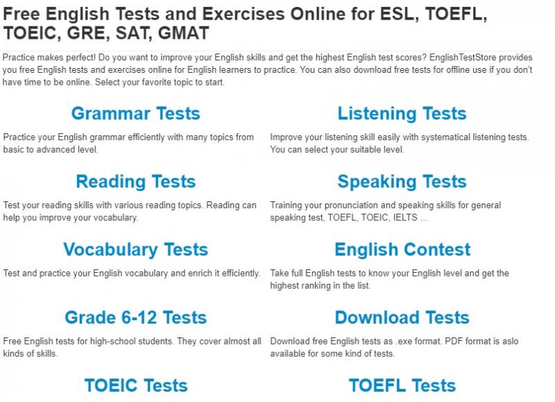 English Test Store