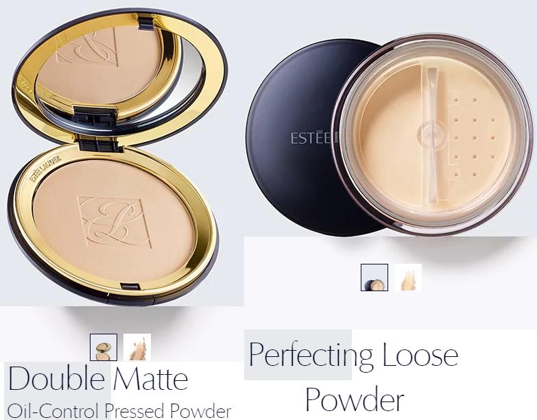 Double Matte Oil-Control Pressed Powder và Perfecting Loose Powder