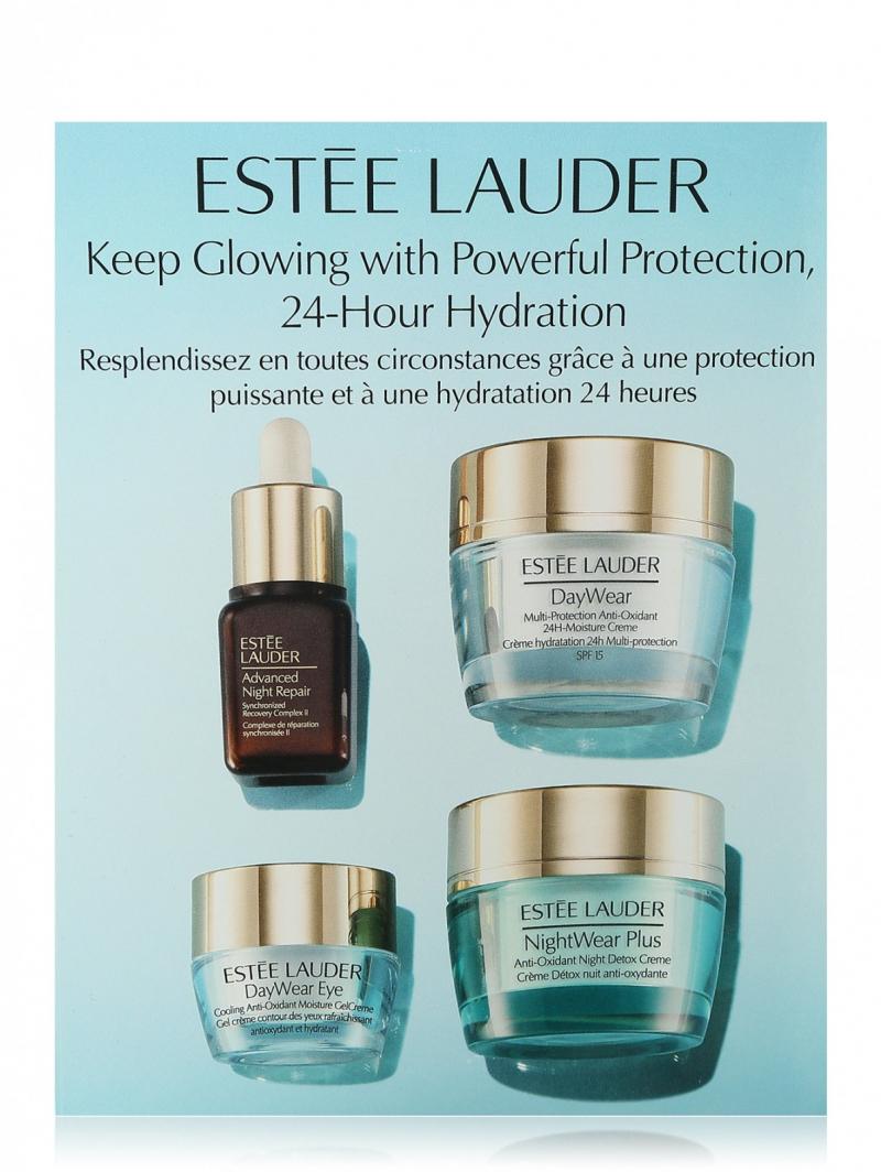 Set dưỡng da Estee Lauder Protect + Hydrate phục hồi và chống lão hóa cho da