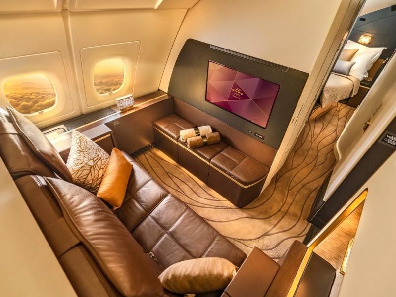 Etihad Airways có chế độ dịch vụ cao cấp nhất và không giới hạn tiện nghi