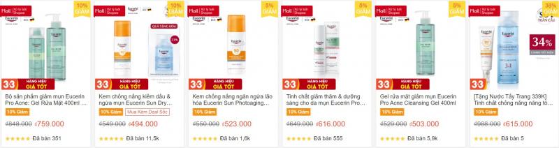 Eucerin - Gian hàng chính hãng