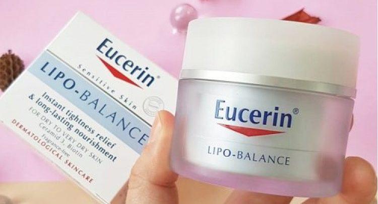 Eucerin Lipo Balance là sản phẩm kem dưỡng ẩm chuyên sâu cho da khô