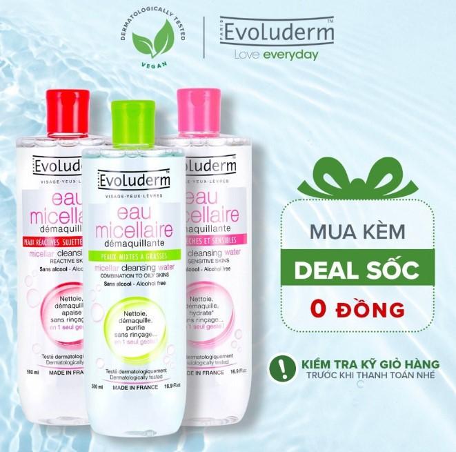 Nước tẩy trang của hãng Evoluderm