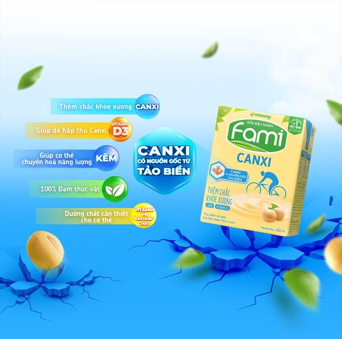 Fami Canxi – Sữa tăng chiều cao cho bé 15 tuổi